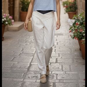 Banjara Woman's Linen Blend Pants Size M